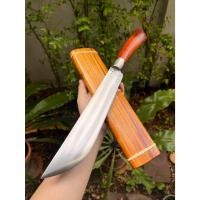 ราคา มีดมาเชเต้ Machete มีดเหน็บ E-nep สปาต้า Camp knife มีดสนาม ใบ 11” ตีร้อนชุบแข็ง ผิวขัด คอเหล็ก ด้ามไม้ชิงชัน ฝักสัก (24985878535)