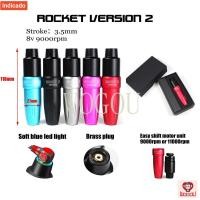 ราคา ตลับหมึกใหม่ Rocket V2 ปากกาเครื่องสักโรตารีชุดปากกาสักโรตารี Shader Liner 5 สีสารพันปากกาเครื่องสัก (24242592453)