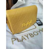 ราคา กระเป๋า playboy สีเหลืองมัสตาร์ด (23536731502)