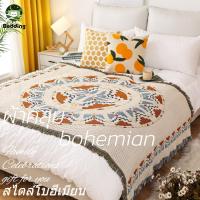 ราคา ผ้าคลุมเตียง เนื้อผ้าฝ้าย พรมคลุมนอน ผ้าห่ม 3ฟุต 5ฟุต 6ฟุต bedding (26757123224)