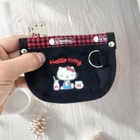 ราคา INS กระเป๋าใส่กุญแจคิตตี้น่ารักสไตล์ญี่ปุ่นรูปครึ่งวงกลมพิมพ์ลายศูนย์ Hello Kitty (29215901485)