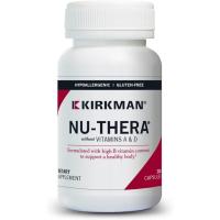 ราคา Kirkman Nu-Thera Without Vitamins A & D - Hypoallergenic || 300 Vegetarian Capsules || Multi Vitamin with Vitamin B-6 (45600591395)