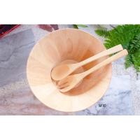 ราคา ชามสลัดไม้ยางแท้10นิ้ว (27605526267)