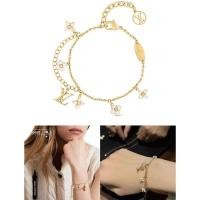 ราคา ของแท้ สร้อยข้อมือลายดอกไม้ Louis Vuitton / LV FLORAGRAM M0940A (18195295090)