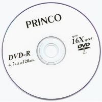 ราคา Princo แผ่นดีวีดี รุ่น DVD-R 16X ( 1แพ็ค/10 แผ่น ) ของแท้ 100% (6536929084)