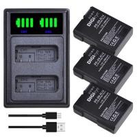 ราคา EN-EL14 1 EN-EL14A Battery + LED Dual Charger for Nikon D3500 D3100 D3200 D3300 D5100 D5200 D5300 (27958707977)