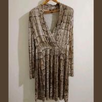 ราคา เดรสแขนยาว พิมพ์ลายงู มือ2 H&M (24517841664)