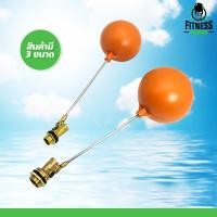 ราคา Fitness วาล์วลูกลอย ก้านทองเหลือง ควบคุมระดับน้ำอัตโนมัติ ขนาด 4 หุน - 1 นิ้ว ลูกลอยตัดน้ำ (28002920578)
