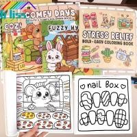 ราคา [บ้าน]สมุดระบายสีแมวน่ารักสําหรับผู้ใหญ่เด็ก | กระดาษสีน้ํา 24 แบบ (27188366989)