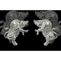 ราคา พญาหมูยอดฉัตร หมูกายสิทธิ์ เนื้อเงินแท้ ครูบาออ ปัณฑิต๊ะ สำนักสงฆ์พระธาตุดอยจอมแวะ อำเภอเชียงดาว จังหวัดเชียงใหม่ (15401632879)