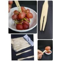 ราคา ส้อมจิ้มผลไม้ ทำจากไม้ไผ่ธรรมชาติ ขนาด 4 นิ้ว แพ็ค 100 ชิ้น สำหรับจิ้มผลไม้ ขนมหวาน (18052760767)
