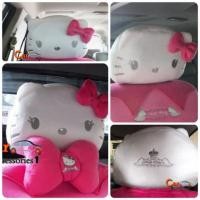 ราคา ลิขสิทธิ์แท้ 100% พร้อมส่ง! หุ้มหัวเบาะรถยนต์คิตตี้ Hello Kitty (ราคาต่อคู่) (1311029606)