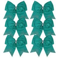 ราคา ชุดโบว์เชียร์ลีดเดอร์ 8 นิ้วกับคริสตัล Swarovski ขนาด 6 ชิ้น สไตล์บลิงฟลิง เหมาะสำหรับการจัดทรงผมหางม้า (41168359412)