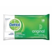 ราคา Dettol 10 Wipes ออริจินัลผ้าเช็ดทำความสะอาดผิวแบบเปียก 10 ชิ้น/ห่อ (7723357796)