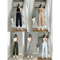 ราคา กางเกงวอร์มขาจั๊มผ้าสำลี(ผ้าหนา) (26775095464)