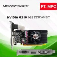 ราคา การ์ด VGA Nvidia GeForce G210 1GB DDR3 64Bit Midasforce VGA HDMi Full HD | การรับประกันอย่างเป็นทางการ (41467295871)