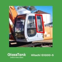 ราคา กระจกบานตายหลังซ้าย Hitachi EX200-5 กระจกแม็คโคร (23875919716)