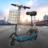 ราคา (ใหม่) สกู๊ตเตอร์ไฟฟ้า Electric Scooter 24V ไฟหน้า LED จักรยานไฟฟ้า สกูดเตอร์ไฟฟ้า E-Scooter มอเตอร์ 350W (20434999914)