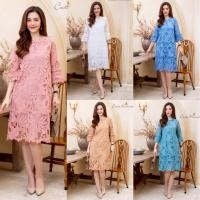 ราคา Cutie Minute อก ฟรีไซส์ 44"เดรสผ้าลูกไม้เกรดพรีเมี่ยม ลายลูกไม้เนื้อหนา ลายสวยชัดมากค่ะ ต่อแขนลูกไม้สวยๆเลยค่ะ (42121544819)