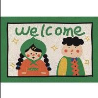 ราคา WELCOMEเวลคัมพรมPVC ดักเศษฝุ่นหน้าประตู พรมดักฝุ่น พรมหน้าบ้าน ยึดติดพื้นดี (18674766967)