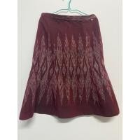 ราคา [ส่งต่อ][เสื้อผ้ามือสอง] กระโปรงผ้าไทยทรงบาน sizeเอว 31 (17892244018)
