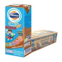 ราคา โฟร์โมสต์ นมยูเอชที โอเมก้า รสช็อกโกแลต 180 มล. x 36 (FOREMOST UHT Milk Omega Chocolate 180 ml x 36) (27363958040)