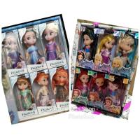 ราคา ตุ๊กตาโฟรเซ่น เอลซ่า แอนนา เจ้าหญิงดีสนีย์ เซ็ต 6 ตัว เปลี่ยนชุดได้ (9703373279)