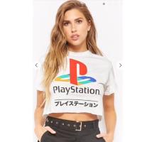 ราคา เสื้อครอป PlayStation แบรนด์ Forever 21 (1289995646)
