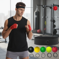 ราคา ลูกบอลฝึกปฏิกิริยาชกมวยสําหรับผู้ใหญ่ อุปกรณ์ฝึกซ้อมความเร็วสําหรับการออกกําลังกายในโรงยิมและการประสานมือ-ตา (51300628894)