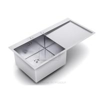 ราคา อ่างล้างจาน ยี่ห้อ LTP รุ่น Cubism ST10050 อ่างล้างจานสแตนเลส 1 หลุม 1 ที่พักจาน sink อ่างล้างจานสแตนเลส (6986626744)