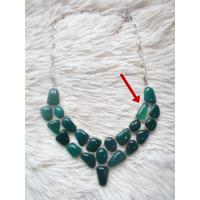 ราคา สร้อยคอ หินสีเขียว สร้อยคออุบะ จากอินเดีย (22716861640)