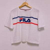 ราคา (used) FILAเเท้ เสื้อครอป มือ 2 ของแม่ค้าเอง สภาพดี SIze.2XL อกได้ถึง42 ยาว 16-17 สภาพดี (17191605841)