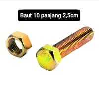 ราคา 10 Key Bolts 2.5 ซม.ยาว / สีเหลือง Nut Bolts 2.5 ซม.ยาว 10 - Bolt 10 (29041732193)