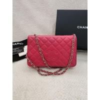 ราคา ฝากค่ะChanel woc bag pink fuchsia leather (25432282570)