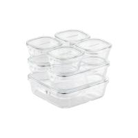 ราคา Iwaki Heat-Resistant Glass Storage Container Urban Clear 7-Piece Set Pack & Range F-PRN7-UCL (44373601302)