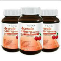 ราคา Vistra Acerola Cherry 1000 Mg 45 เม็ด วิสทร้า อะเซโรลาเชอร์รี่ 1000 มก. (5961221761)