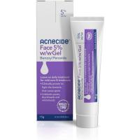 ราคา Acnecide Face Gel 5% Benzoyl Permide Acne Treatment สําหรับ Spot Prone Skin 15g (43623520292)