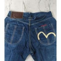 ราคา กางเกงยีนส์ขาสั้น Evisu & Company สินค้าแท้ ผลิตญี่ปุ่น ขนาดเอว 34" (42962562258)