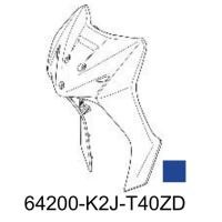 ราคา ชุดฝาครอบด้านหน้า รถสีน้ำเงิน-ดำ สำหรับรุ่น WAVE110i 2022 อะไหล่แท้ HONDA 64200-K2J-T40ZD (25281608424)