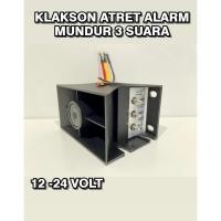 ราคา แตรหลัง 3 เสียง / แตรแอตเร็ต / สัญญาณเตือนแบบถอยหลัง 3 เสียงสําหรับรถยนต์ รถบรรทุก และรถบรรทุก 12โวลต์-24โวลต์ (42921066573)