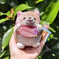 ราคา [พร้อมส่ง]Chuken Mochi Shiba Mochi Mochi Chibi Mini พวงกุญแจหมาชิบะเล็ก สีชมพู ลิขสิทธิ์ญี่ปุ่น Shiba inu Plush (43563707852)