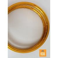 ราคา วงล้อ DALE ขนาด 1.20x17 ทรงยกขอบ สีทองเข้ม จำนวน 2 วง (9097158883)