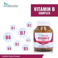 ราคา วิตามินบีรวม 500 มก. 30 แคปซูล ไบโอเธนทิค Vitamin B Complex Biothentic Vitamin B1 B2 B3 B5 B6 B7 B9 B12 (26658976499)