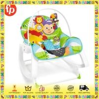 ราคา Fisher Price Infant to Infant Baby Bouncer Baby Rocker Swing Chair Green Jungle 0-18 กก. (18089086310)