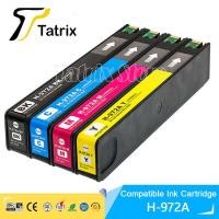 ราคา Tatrix 4 สีสำหรับ HP972A สำหรับ HP1972 972 972A ตลับหมึกสำหรับ PageWide Pro 477dw 577dw 45 (25609202442)