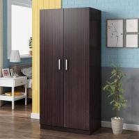 ราคา ตู้เสื้อผ้าไม้ห้องนอนเดี่ยวตู้เสื้อผ้า2ประตู/3ประตูตู้เก็บเสื้อผ้ากันน้ำ (25400907900)