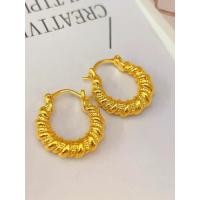 ราคา ต่างหูทองคำแท้สไตล์หลิวอี้เฟย แบบถักห่วงลูกปัดนำโชค ห่วงลายตาราง อเนกประสงค์และมีเอกลักษณ์ (41415087976)