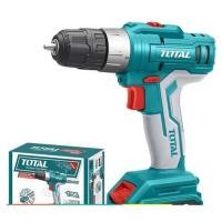 ราคา TOTAL TDLI1221 ชุดสว่านแบตเตอรี่ไร้สาย สว่านไร้สาย แบตเตอรี่ 12 โวลต์ 10 มม. (3/8″) 12V. TOTAL รุ่น TDLI-1221 (12891664607)