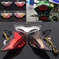 ราคา LED ไฟท้ายไฟเบรคไฟเลี้ยวสําหรับ KAWASAKI Z250 Z300 NINJA 250 NINJA 300 2013-2017 รถจักรยานยนต์แบบบูรณาการ Blinker โคมไฟ (43711107240)