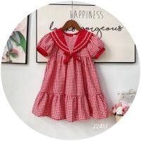 ราคา ชุดเดรสเด็กผู้หญิงดีไซน์ด้วยเสื้อลายสก็อตสวยมาก (26641398881)